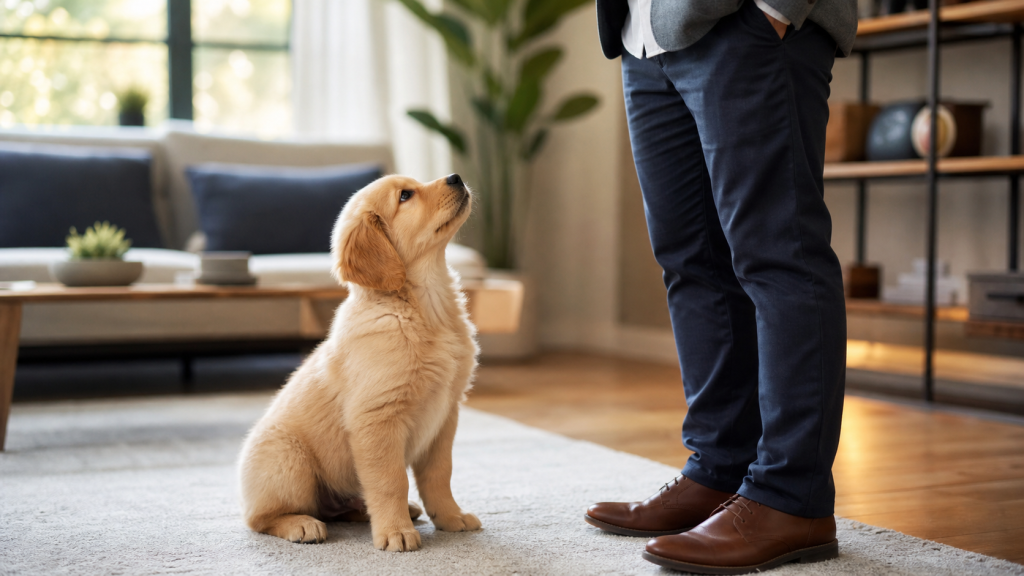 A Realistic 8-Week-Old Puppy Schedule for Working Owners